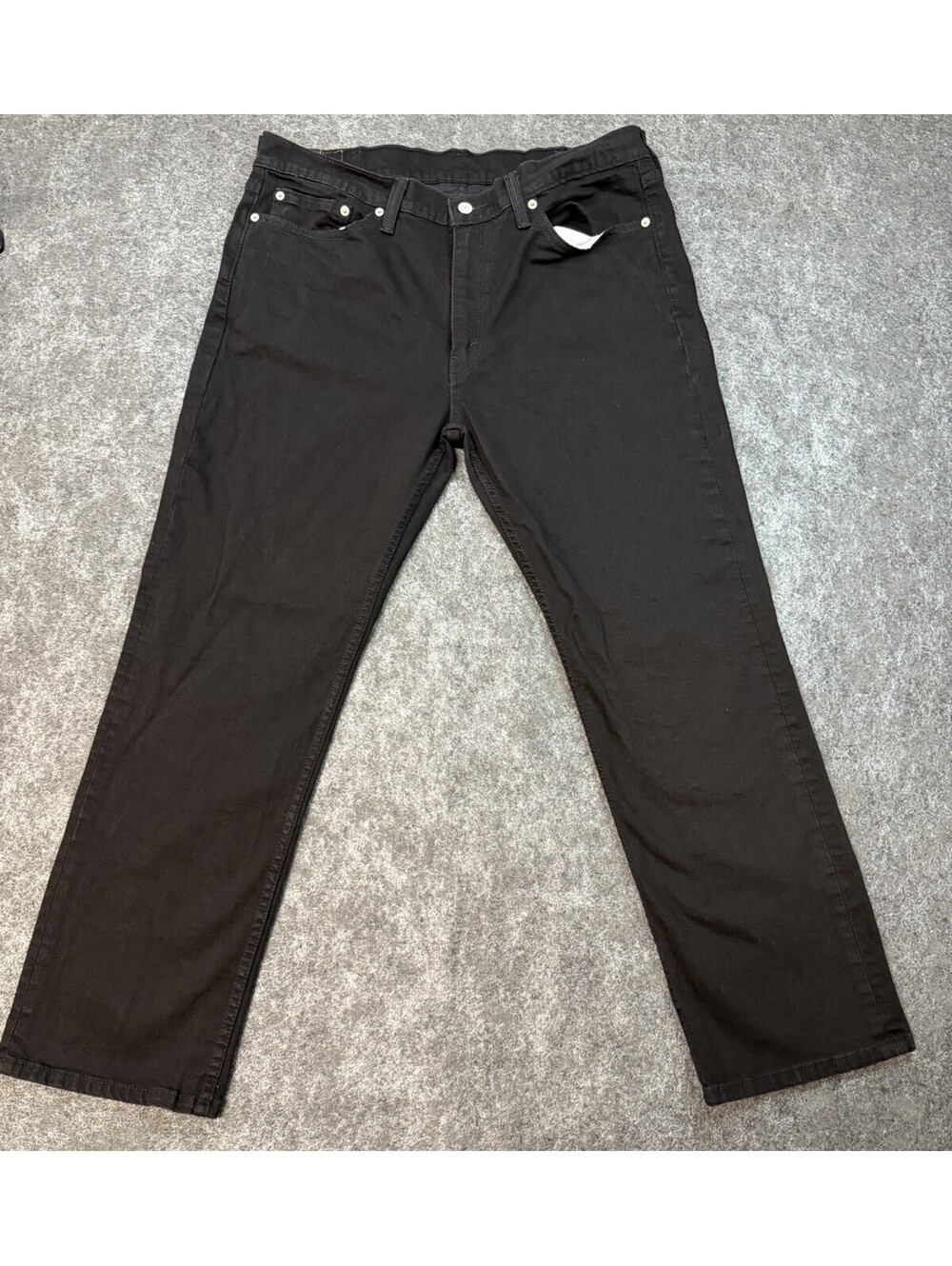 Levis 514 Straight Jeans Mens 38x30 Black Stretch Denim Casual Pants